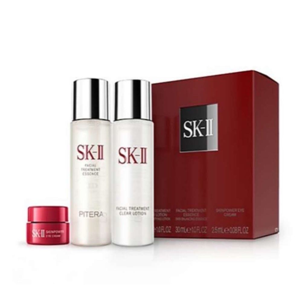SK-II 3pc skincare Set Eye Cream/Facial Treatment Essence & Lotion New in box！